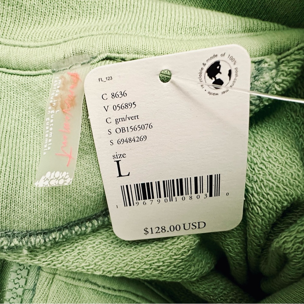 Free People Movement Relay Sweatshirt and Shorts Two Piece Set in Green - Picture 8 of 10